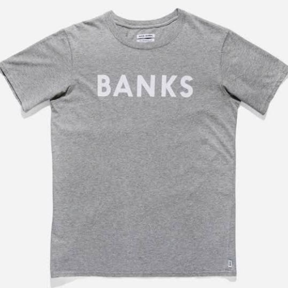 Banks Journal Classic Men's Tee Gray L- NWT